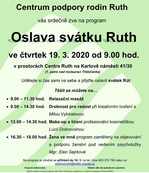 Oslava svátku Rút 