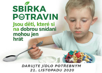 Sbírka potravin bude!