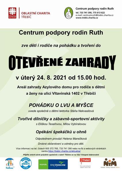 Otevřená zahrada - plakátek