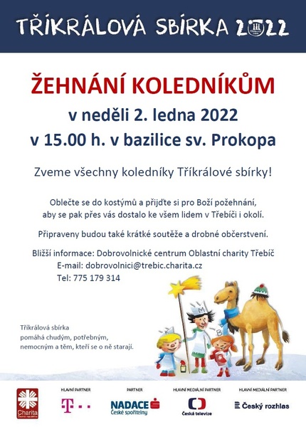 Žehnání koledníkům 2. 1. 2022 