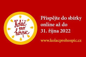Při tradičním Koláči pro hospic letos můžete přispět na auto pro lékaře a hospicové sestry