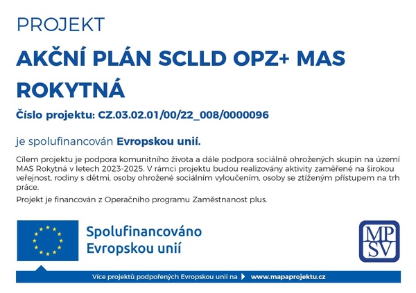 Projekt - Akční plán SCLLD OPZ a MAS Rokytná