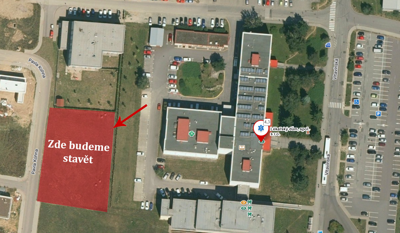 Naše nová adresa: Za Poliklinikou Třebíč – Za Vltavínskou