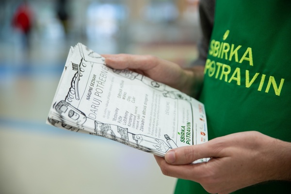 Sbírka potravin - letáčky Sbírka potravin - letáčky