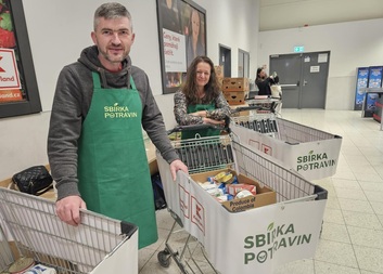 Díky dárcům se podařilo doplnit zásoby pro nejpotřebnější