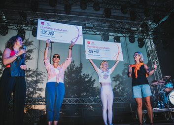 Vysočinafest pomáhal – návštěvníci pro nás vyšlapali přes 100 000 korun